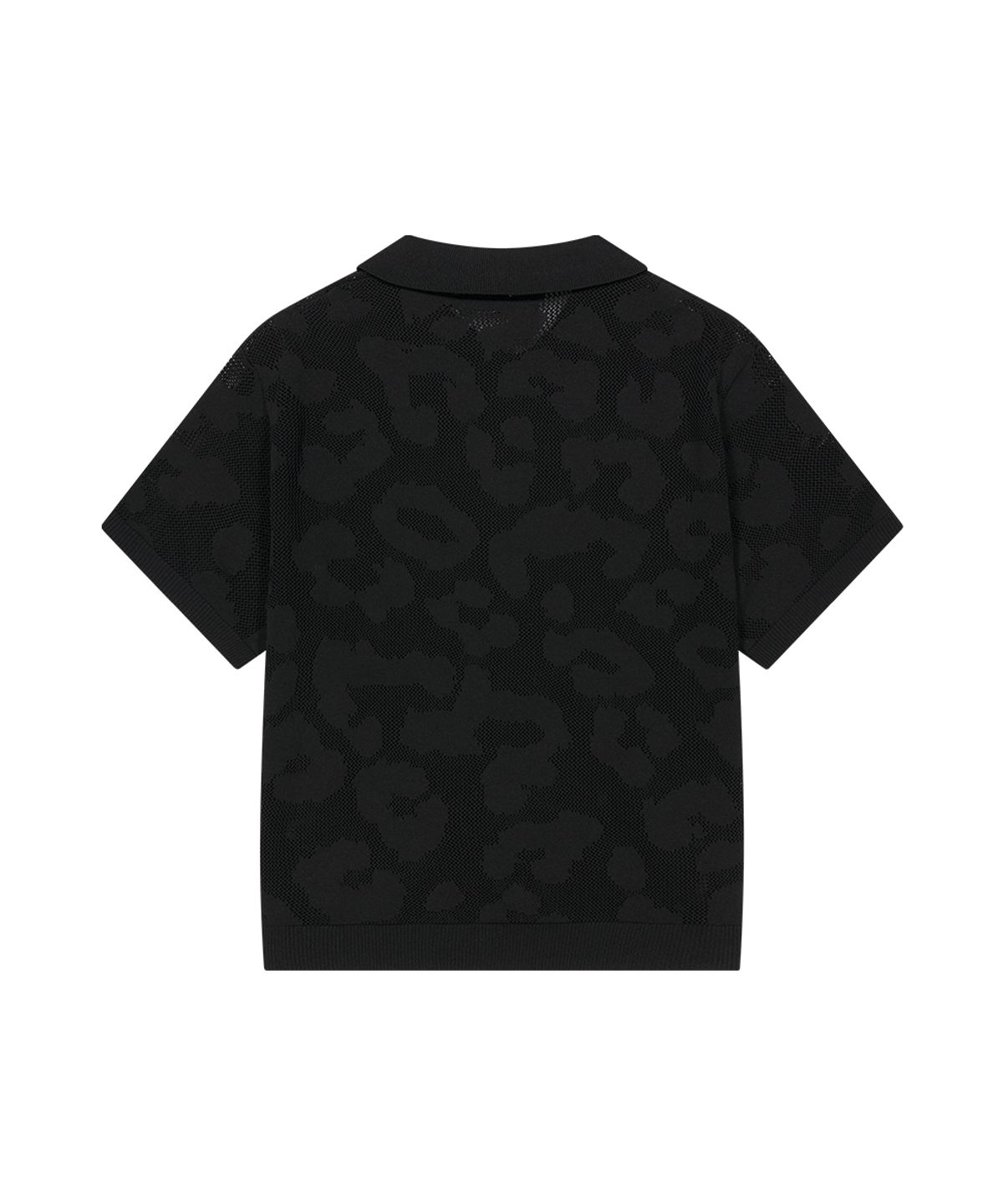 마하그리드(MAHAGRID) LEOPARD CROCHET COLLAR KNIT BLACK(MG2GMMK640A)