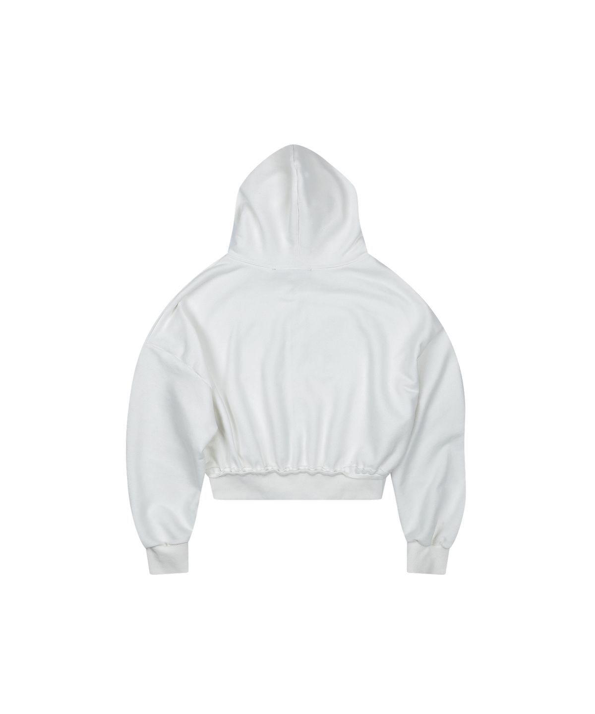 도그마 엑스(DOGMA EHKS) OVERSIZED ZIP-UP HOODIE WHITE