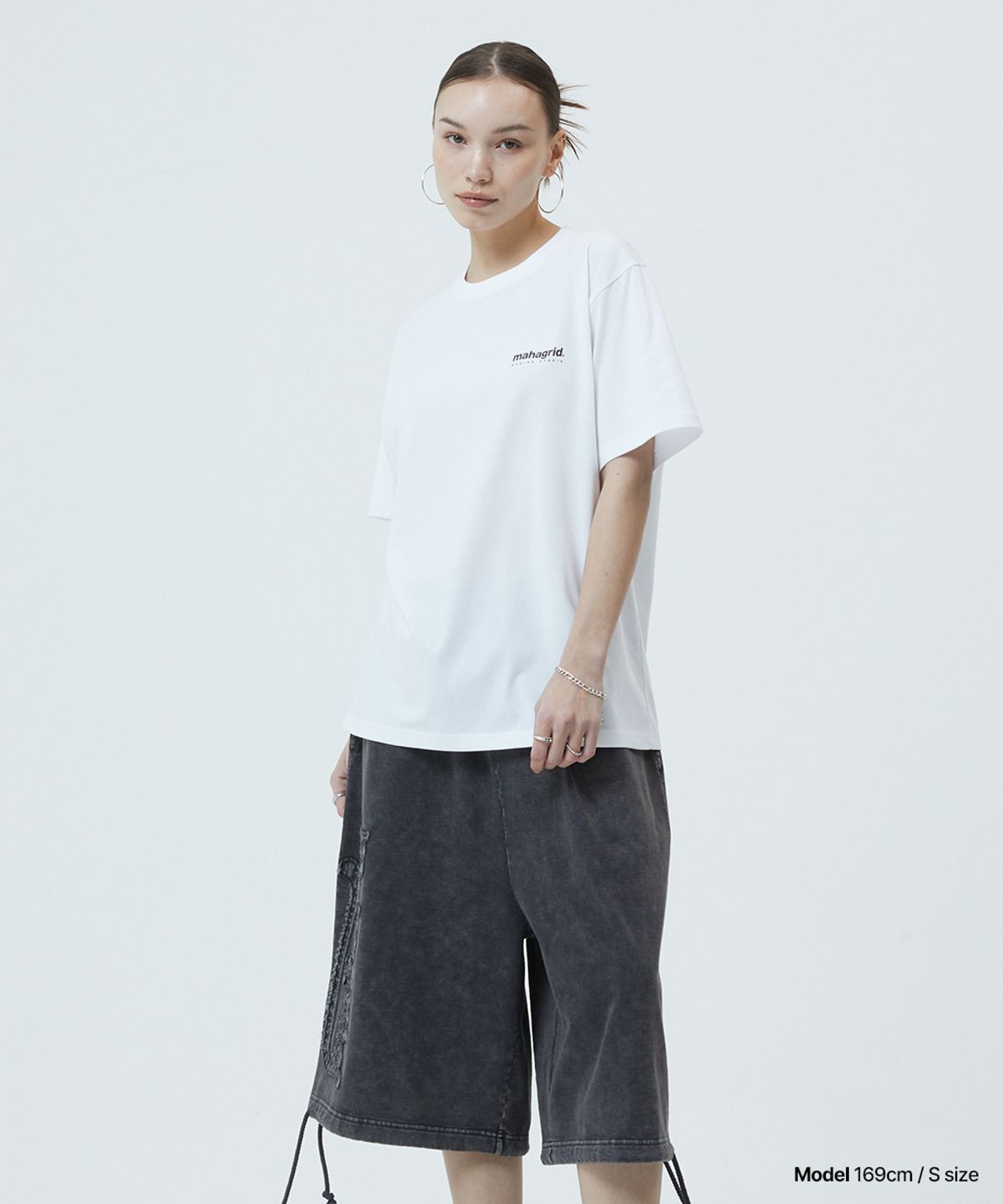 마하그리드(MAHAGRID) 2PACK ORIGIN LOGO TEE WH/BK(MG2GMMT549A)