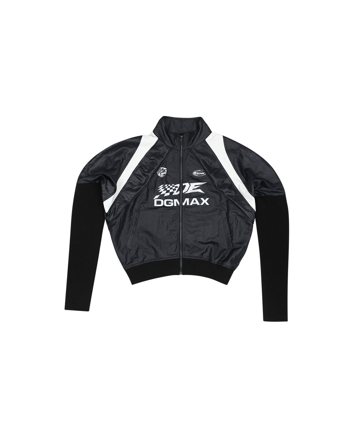 도그마 엑스(DOGMA EHKS) CROPPED RACING WINDBREAKER BLACK