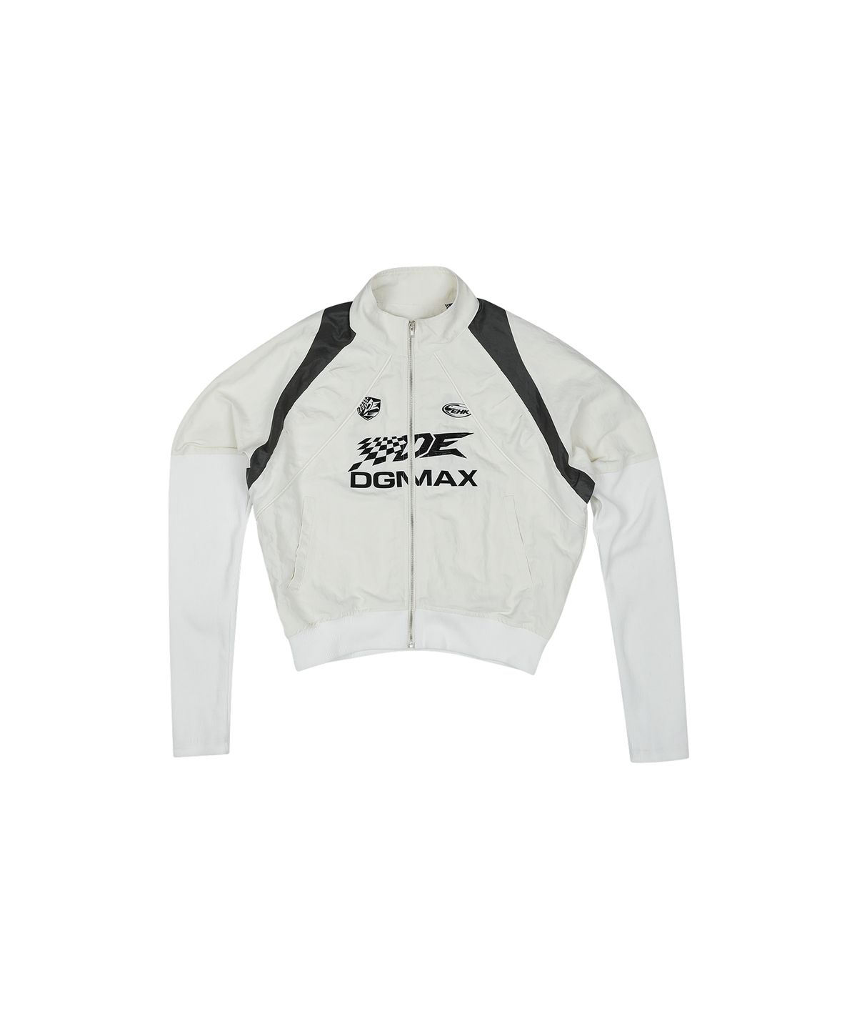 도그마 엑스(DOGMA EHKS) CROPPED RACING WINDBREAKER WHITE