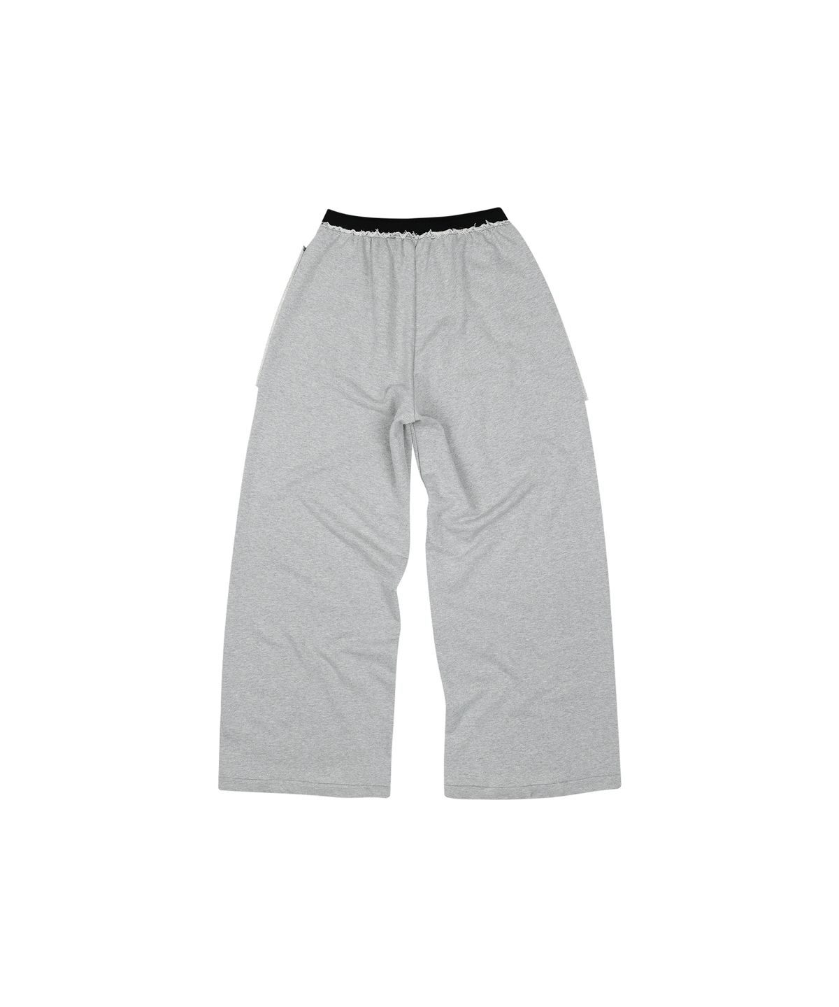 도그마 엑스(DOGMA EHKS) RAW EDGE WIDE SWEAT PANTS GREY