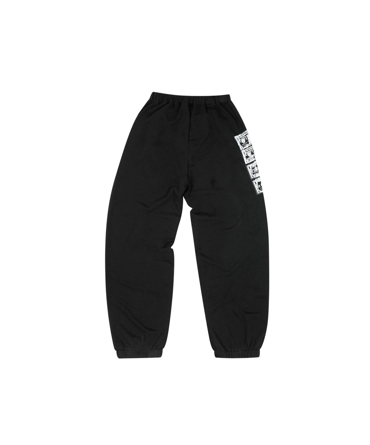 도그마 엑스(DOGMA EHKS) STUDDED CURRENCY SWEAT PANTS BLACK