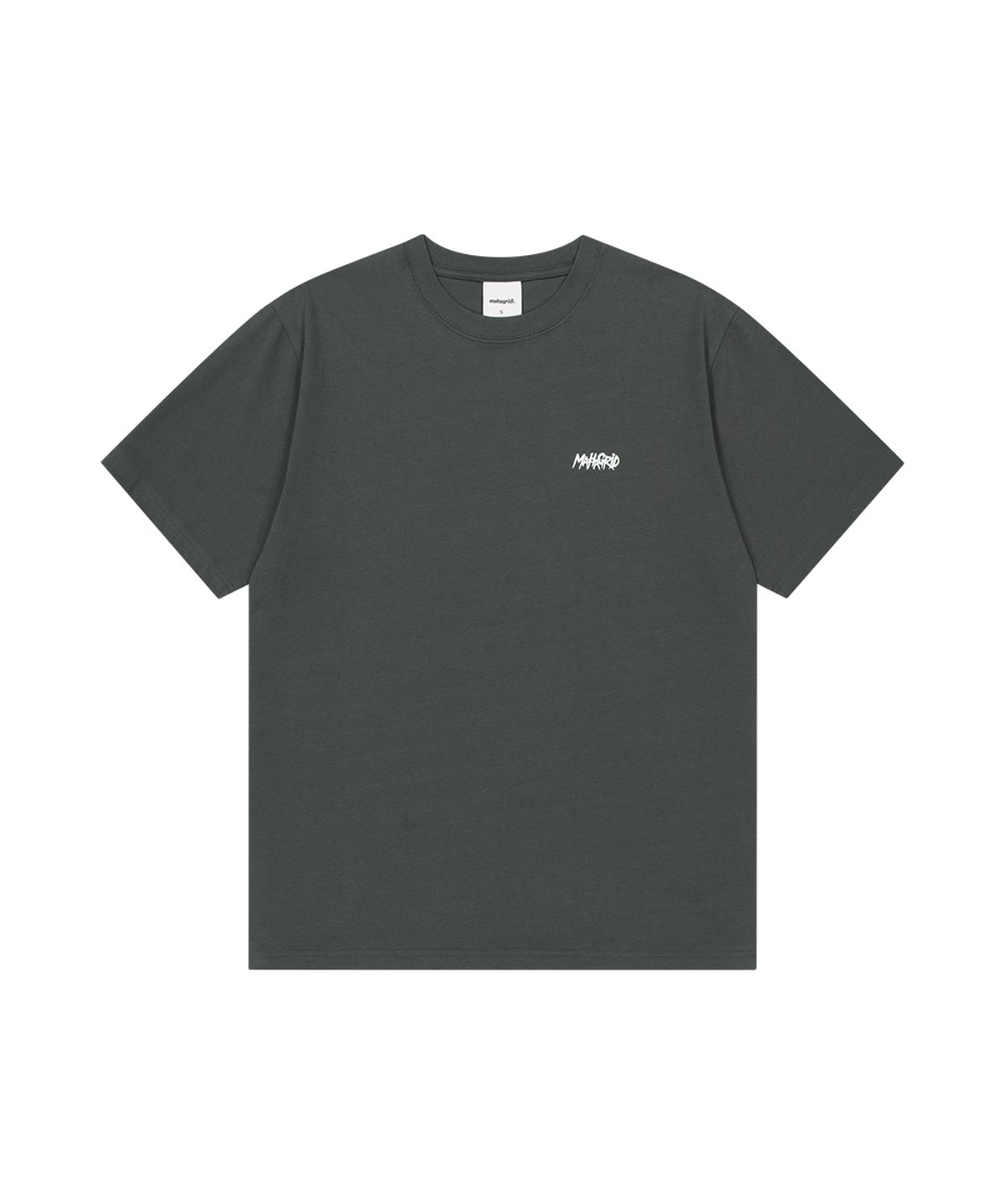 마하그리드(MAHAGRID) SLASH LOGO SS TEE CHARCOAL(MG2GMMT548A)