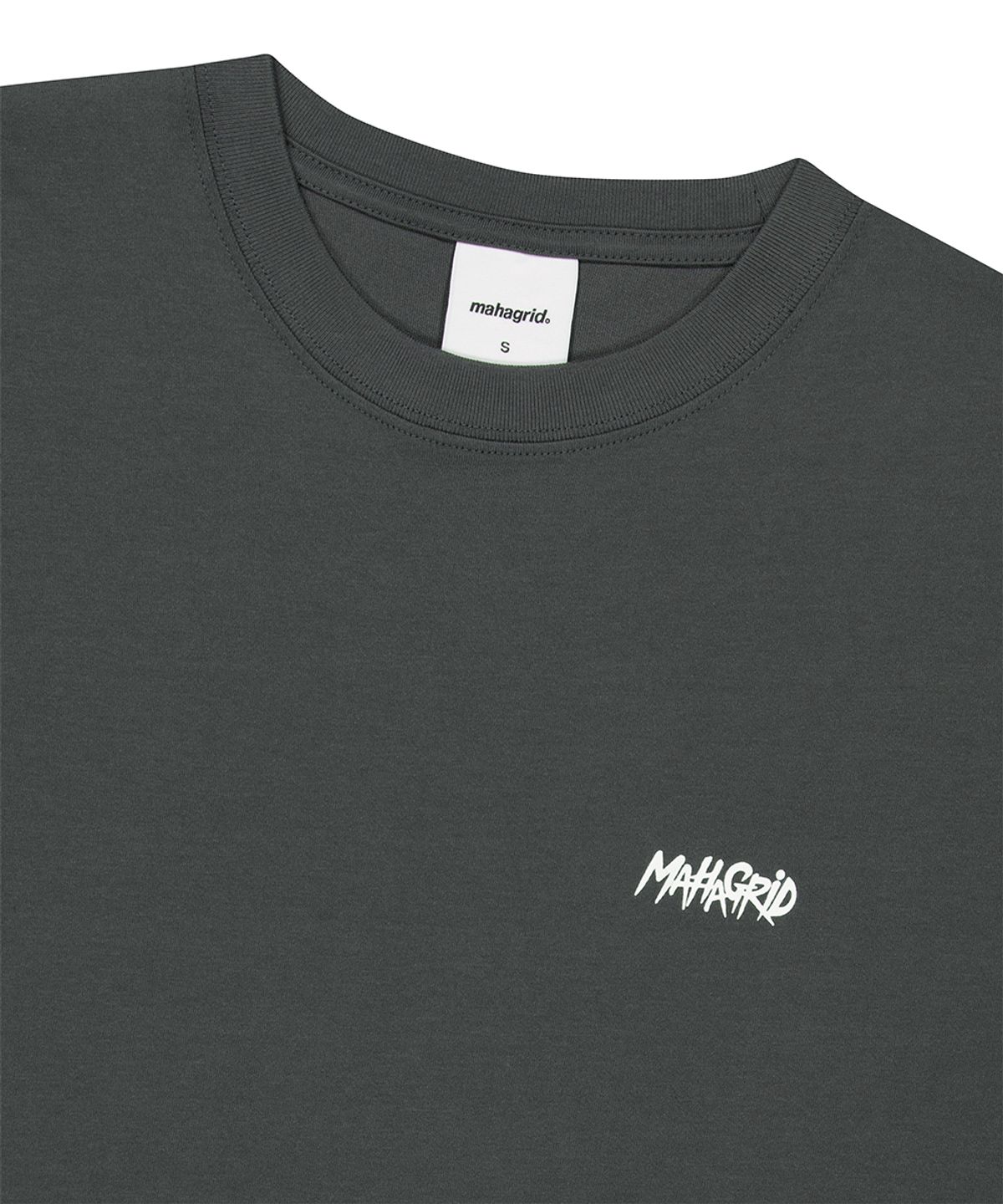 마하그리드(MAHAGRID) SLASH LOGO SS TEE CHARCOAL(MG2GMMT548A)