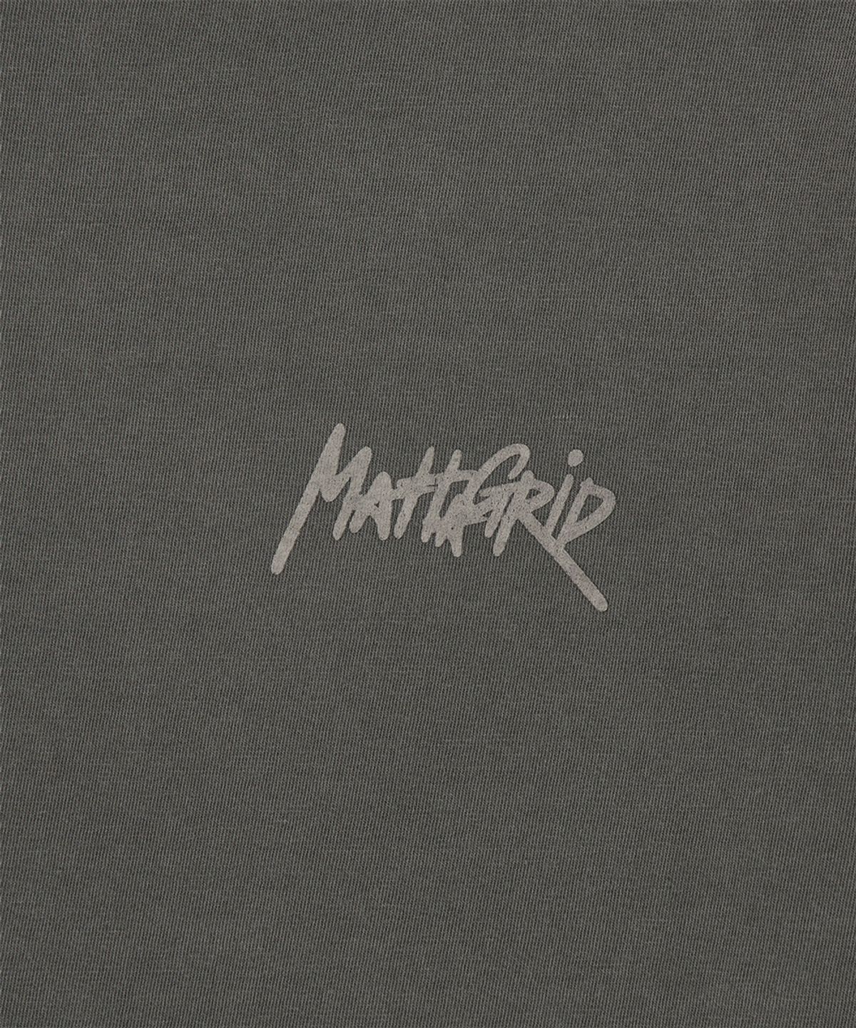 마하그리드(MAHAGRID) PIGMENT GRAFFITI LOGO TEE CHARCOAL(MG2GMMT507A)