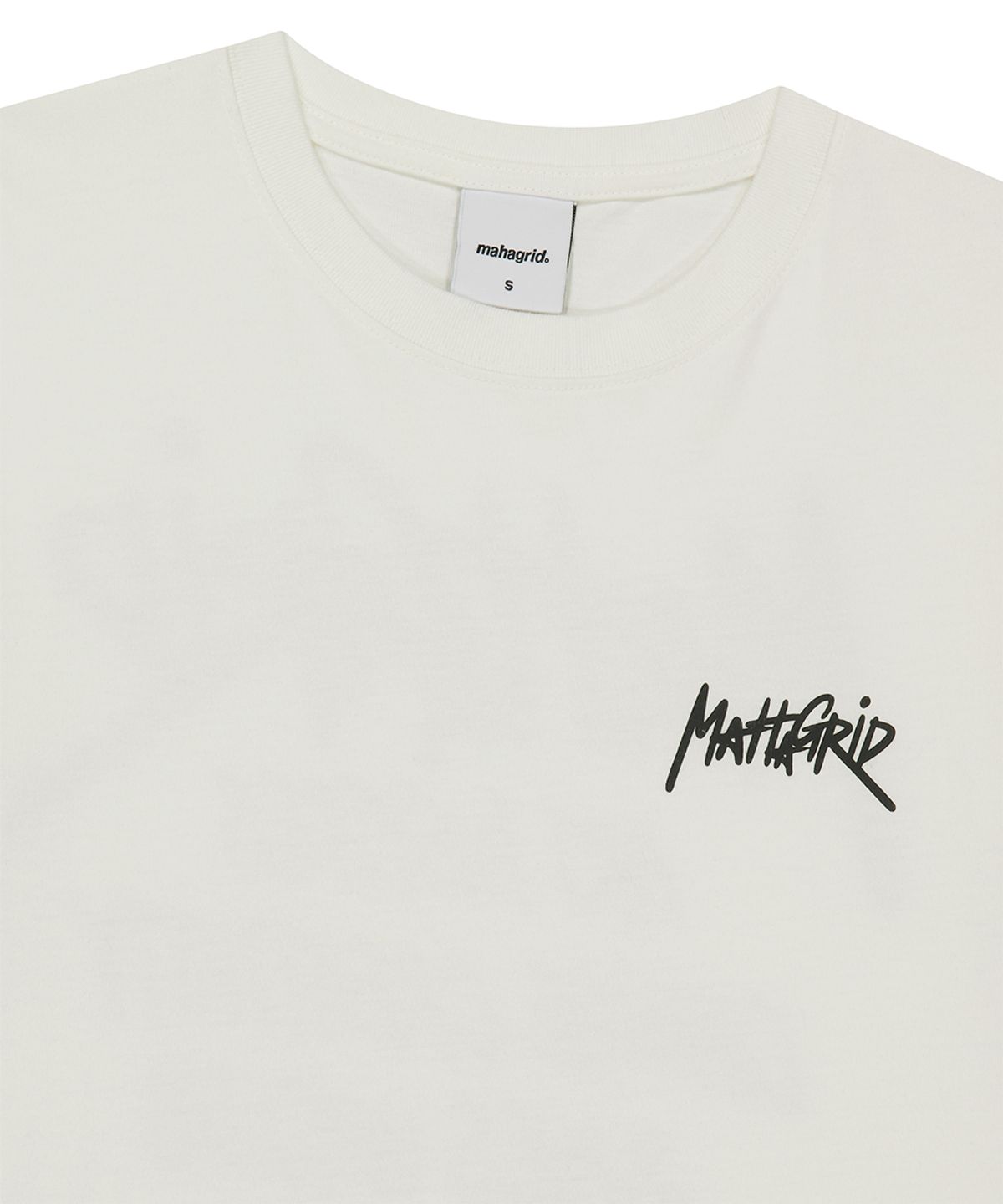 마하그리드(MAHAGRID) PIGMENT GRAFFITI LOGO TEE IVORY(MG2GMMT507A)