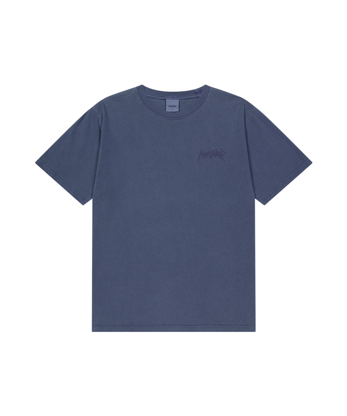 마하그리드(MAHAGRID) PIGMENT RAT GRAFFITI LOGO TEE BLUE(MG2GMMT510A)