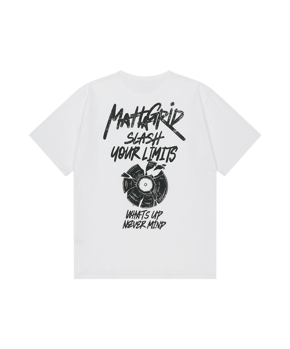 마하그리드(MAHAGRID) RECORD GRAFFITI LOGO TEE WHITE(MG2GMMT518A)