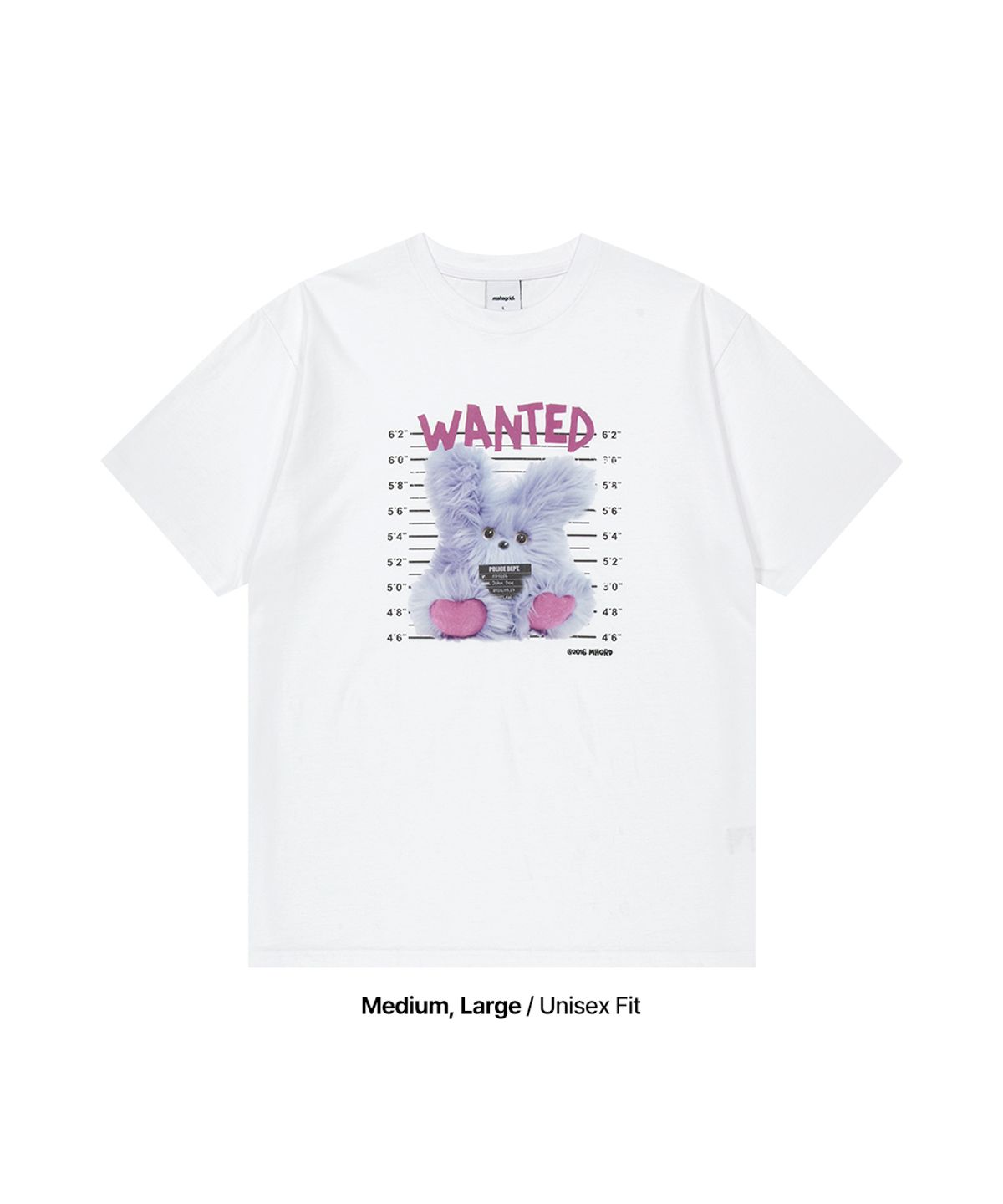 마하그리드(MAHAGRID) WANTED BAD DOLLY TEE WHITE(MG2GMMT520A)