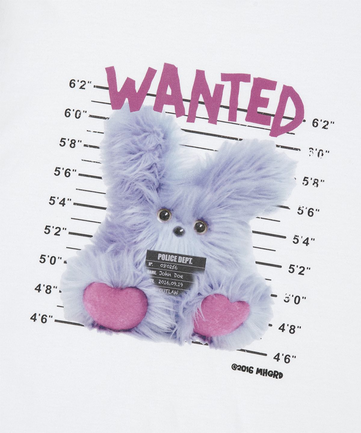마하그리드(MAHAGRID) WANTED BAD DOLLY TEE WHITE(MG2GMMT520A)