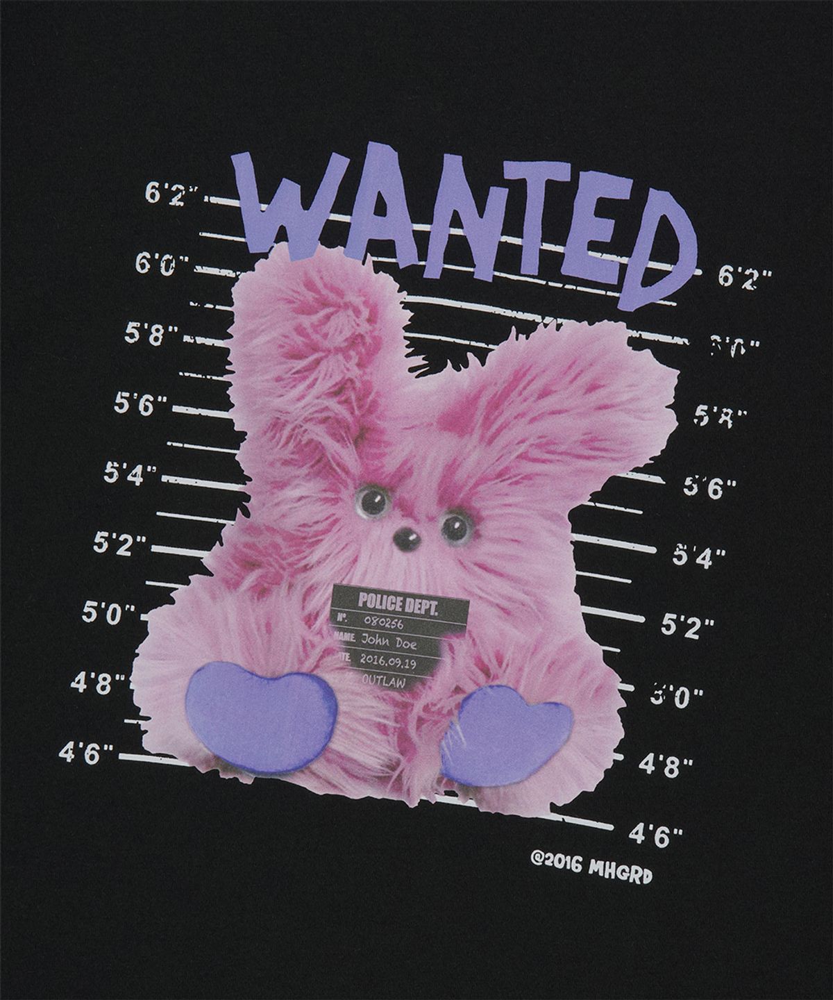 마하그리드(MAHAGRID) WANTED BAD DOLLY TEE BLACK(MG2GMMT520A)