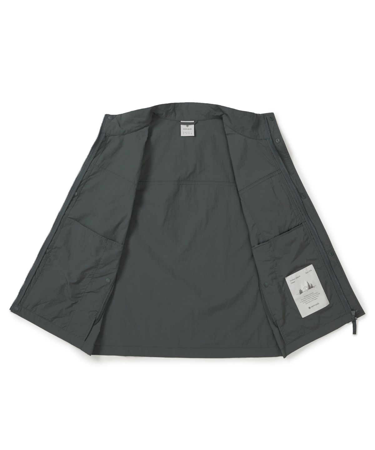 스노우피크 어패럴(SNOWPEAK APPAREL) 타슬란 스탠드넥 베스트 (S26MMLVE50) Urban Green