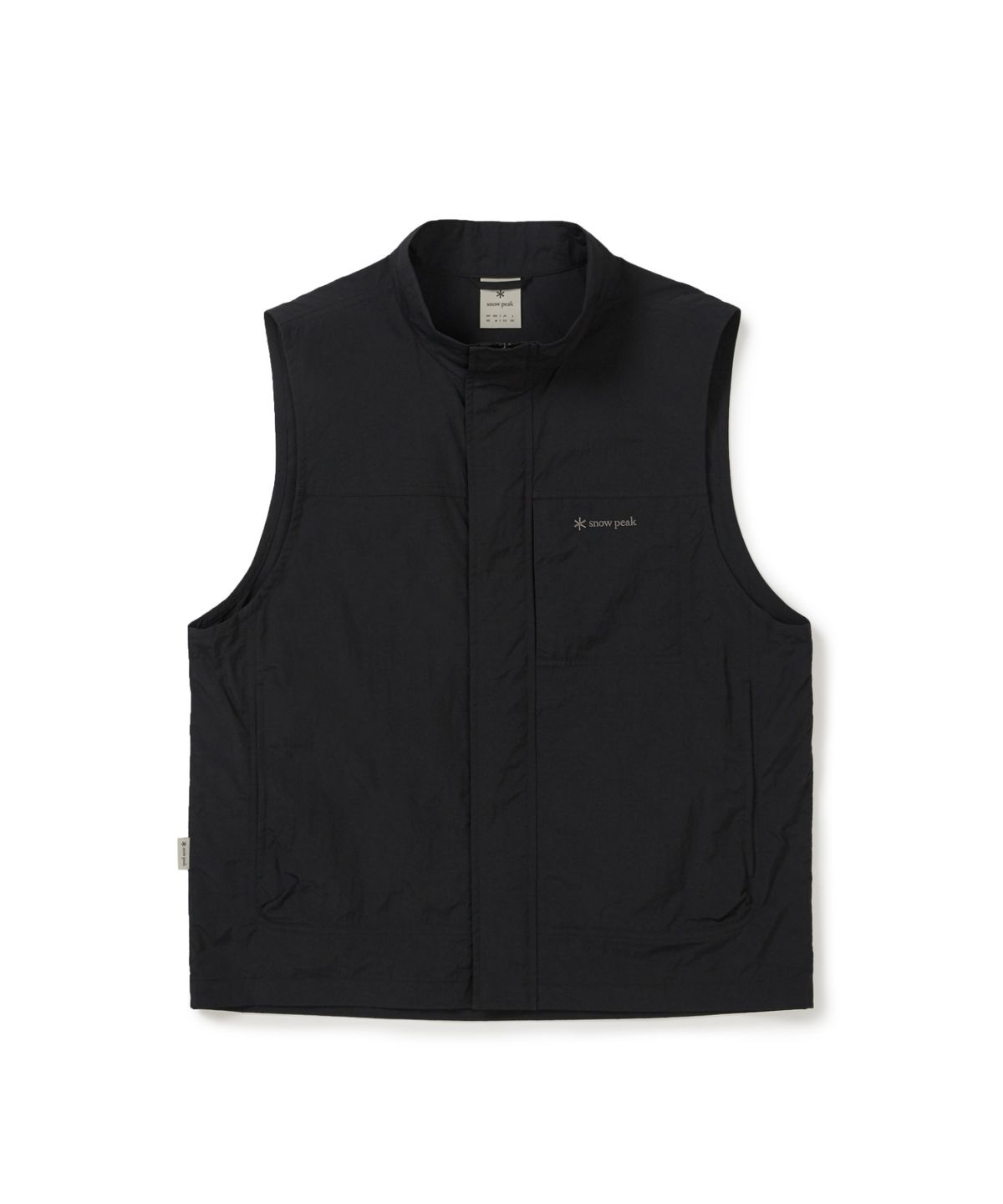 스노우피크 어패럴(SNOWPEAK APPAREL) 타슬란 스탠드넥 베스트 (S26MMLVE50) Black