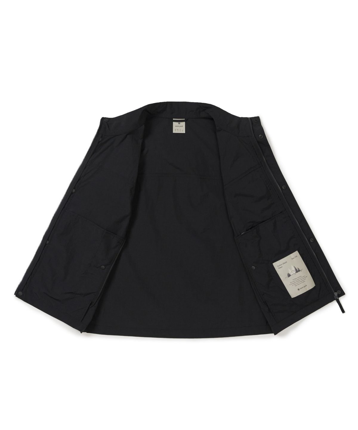 스노우피크 어패럴(SNOWPEAK APPAREL) 타슬란 스탠드넥 베스트 (S26MMLVE50) Black