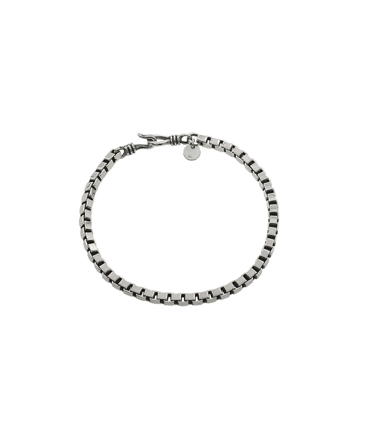 아이엠제이(IAMJ) [925 Silver] 베이직 박스 체인 팔찌 (2types)