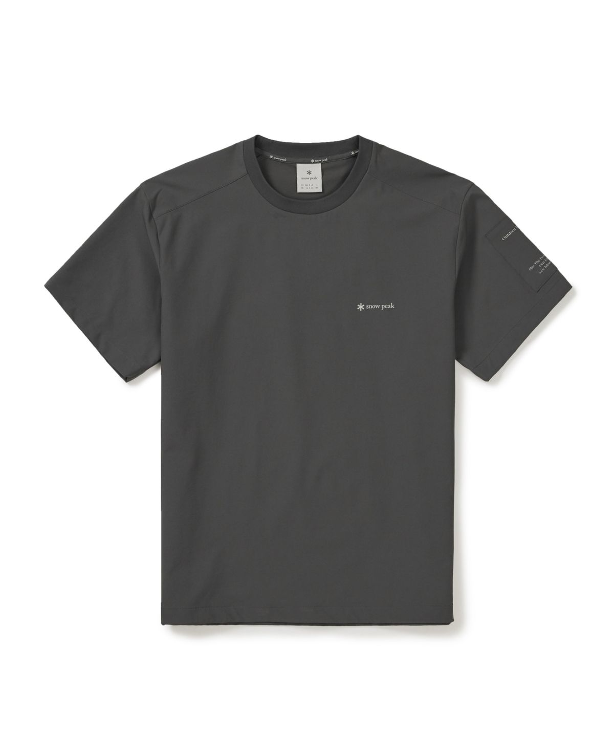 스노우피크 어패럴(SNOWPEAK APPAREL) 라고 반팔 티셔츠 (S26MMTTS26) Rustic Khaki