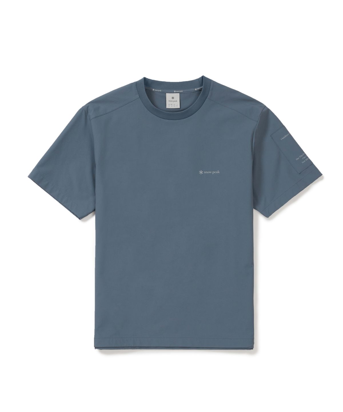 스노우피크 어패럴(SNOWPEAK APPAREL) 라고 반팔 티셔츠 (S26MMTTS26) Pastel Blue