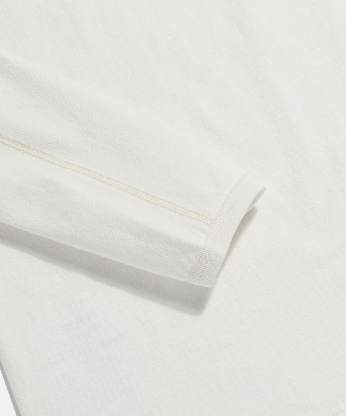 에스피오나지(ESPIONAGE) Henley Neck Pocket L/S Tee Off White