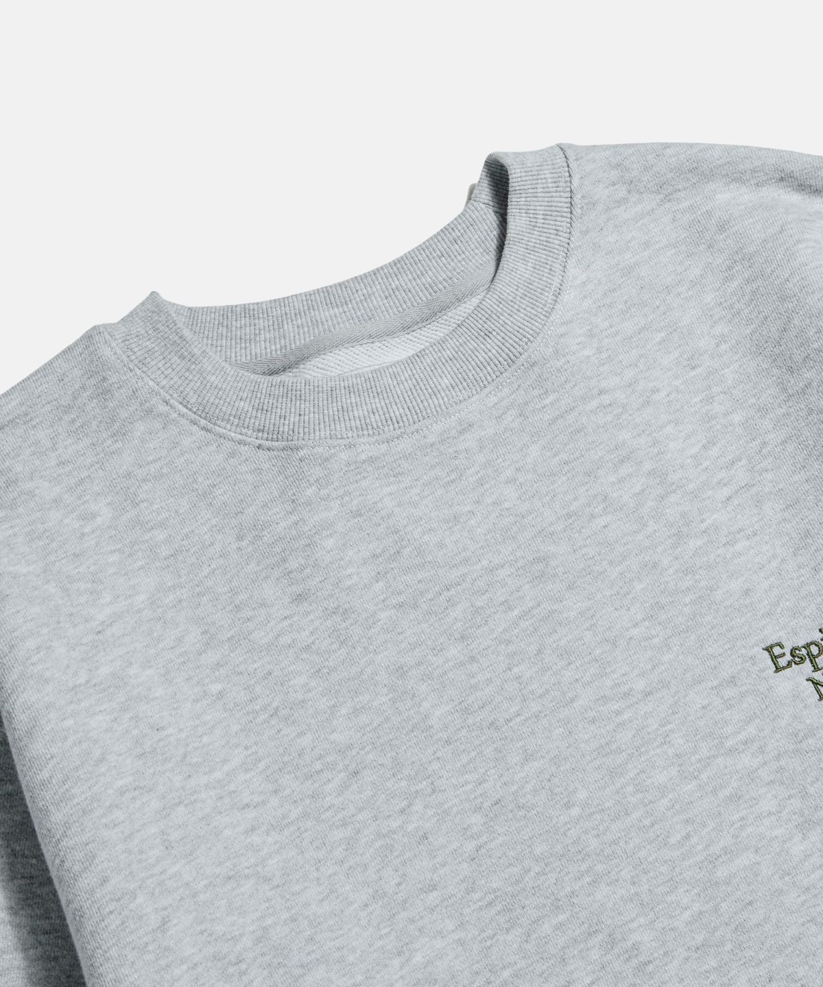 에스피오나지(ESPIONAGE) Minimal Logo VTG Sweatshirt Grey