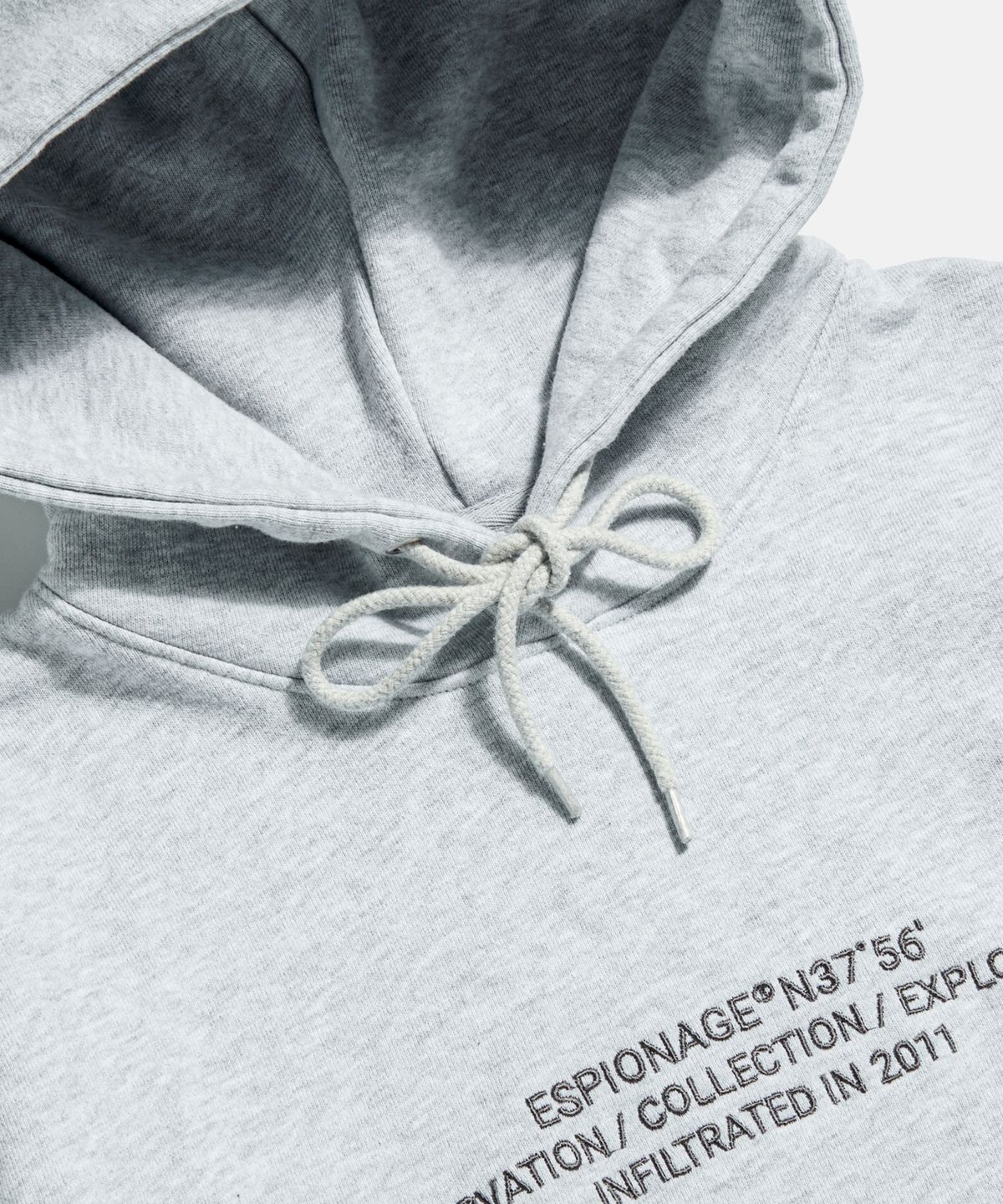 에스피오나지(ESPIONAGE) OCE Logo VTG Hoodie Grey