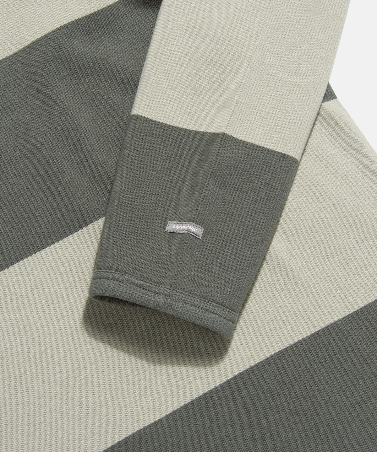 에스피오나지(ESPIONAGE) Big Border Rugby L/S Tee Grey