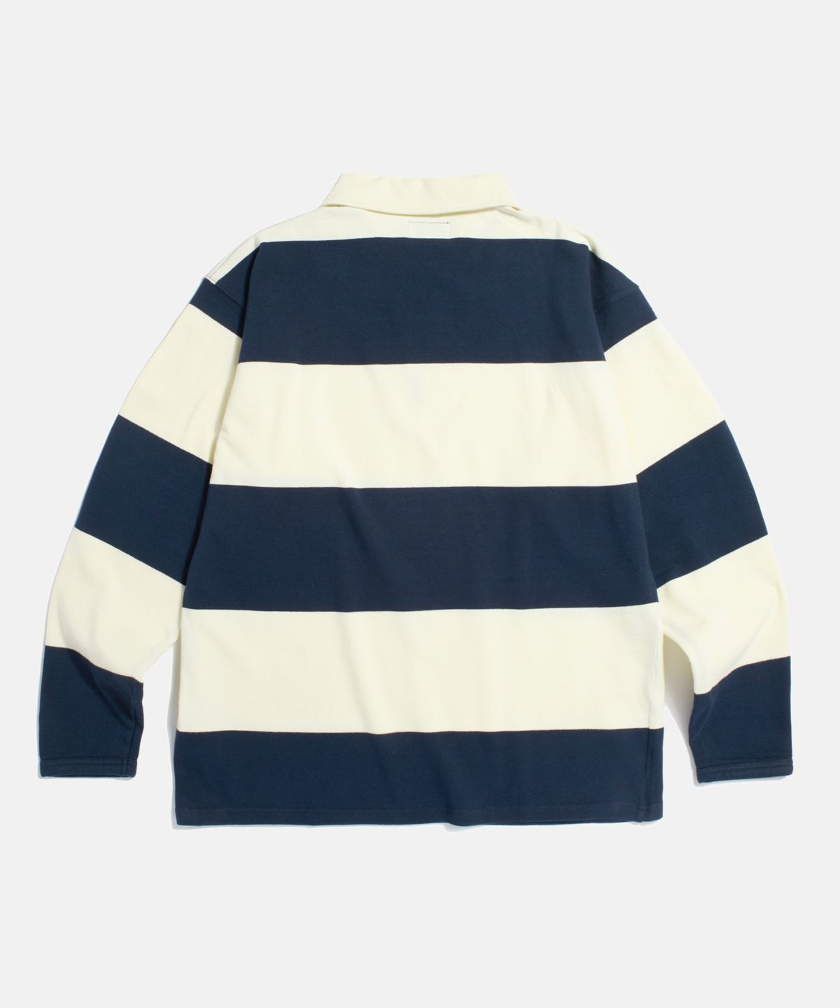 에스피오나지(ESPIONAGE) Big Border Rugby L/S Tee Navy