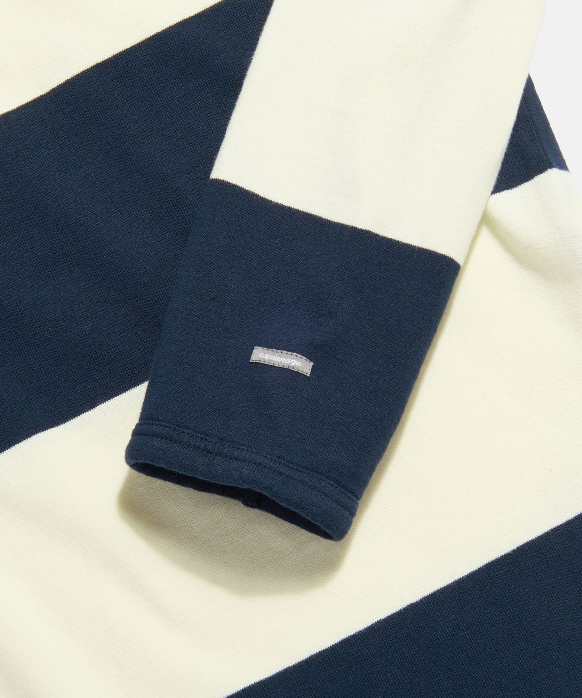 에스피오나지(ESPIONAGE) Big Border Rugby L/S Tee Navy
