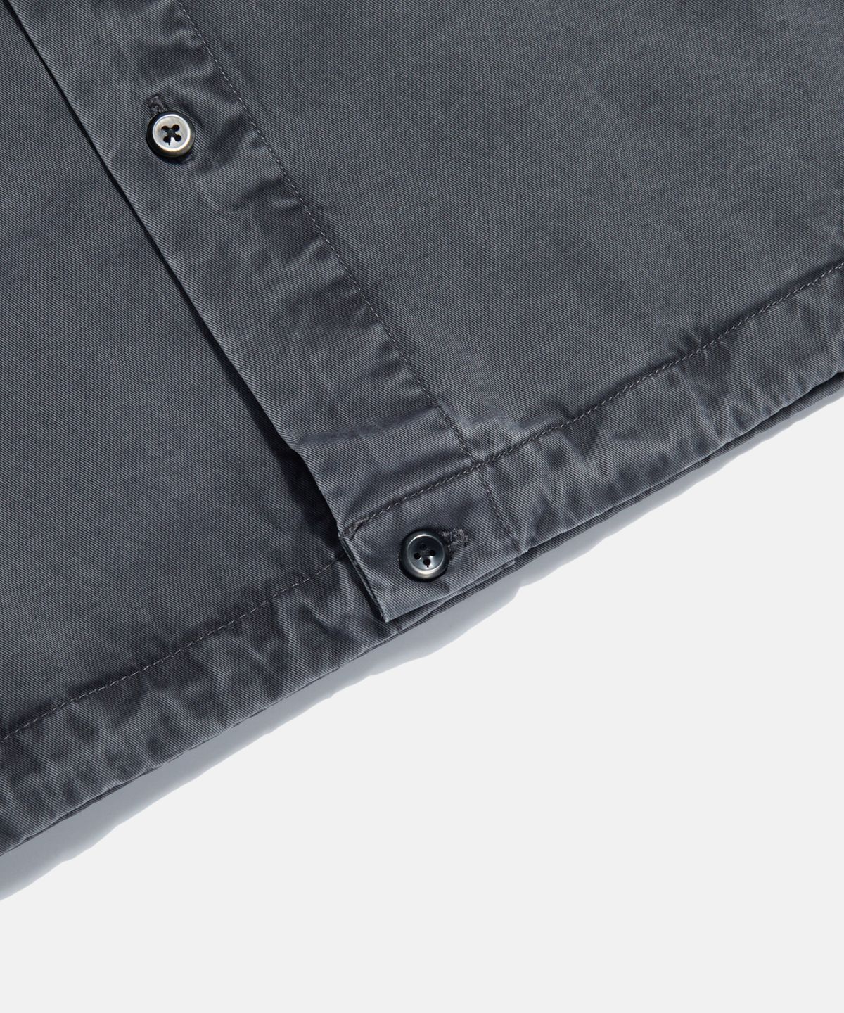 에스피오나지(ESPIONAGE) Washed Cotton Outer Shirt Charcoal