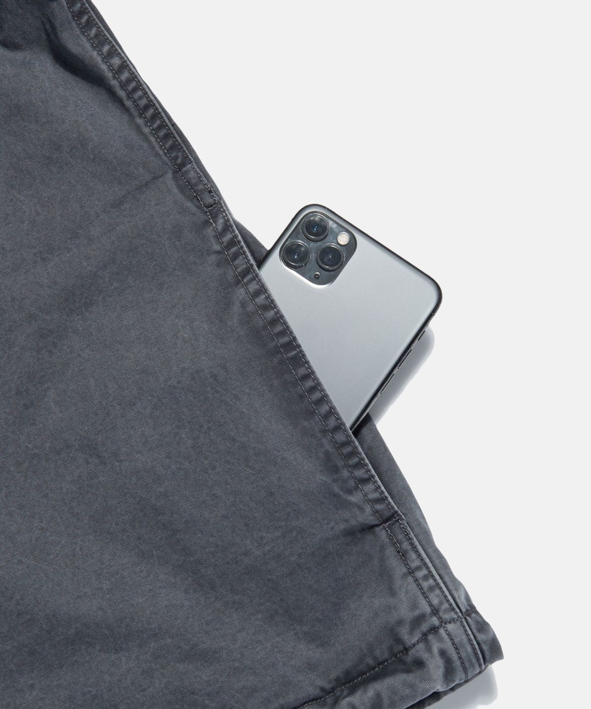 에스피오나지(ESPIONAGE) Washed Cotton Outer Shirt Charcoal