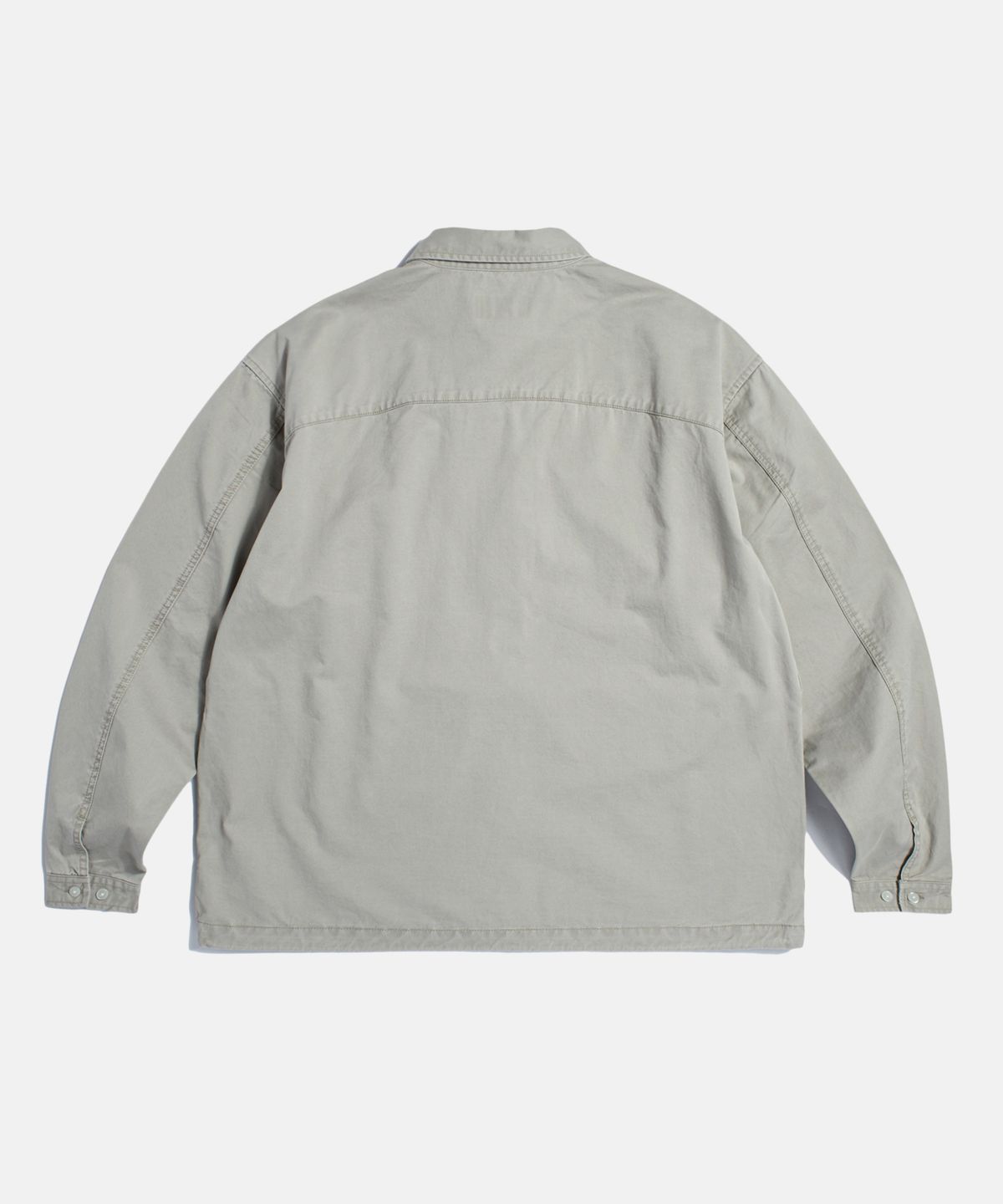 에스피오나지(ESPIONAGE) Washed Cotton Outer Shirt Grey
