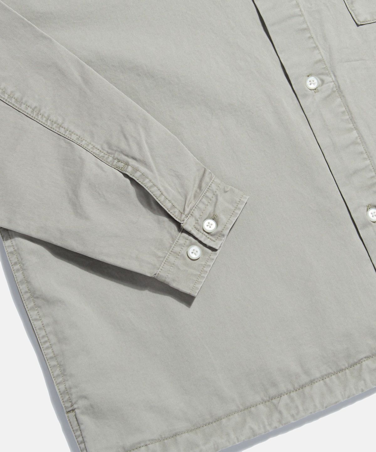 에스피오나지(ESPIONAGE) Washed Cotton Outer Shirt Grey