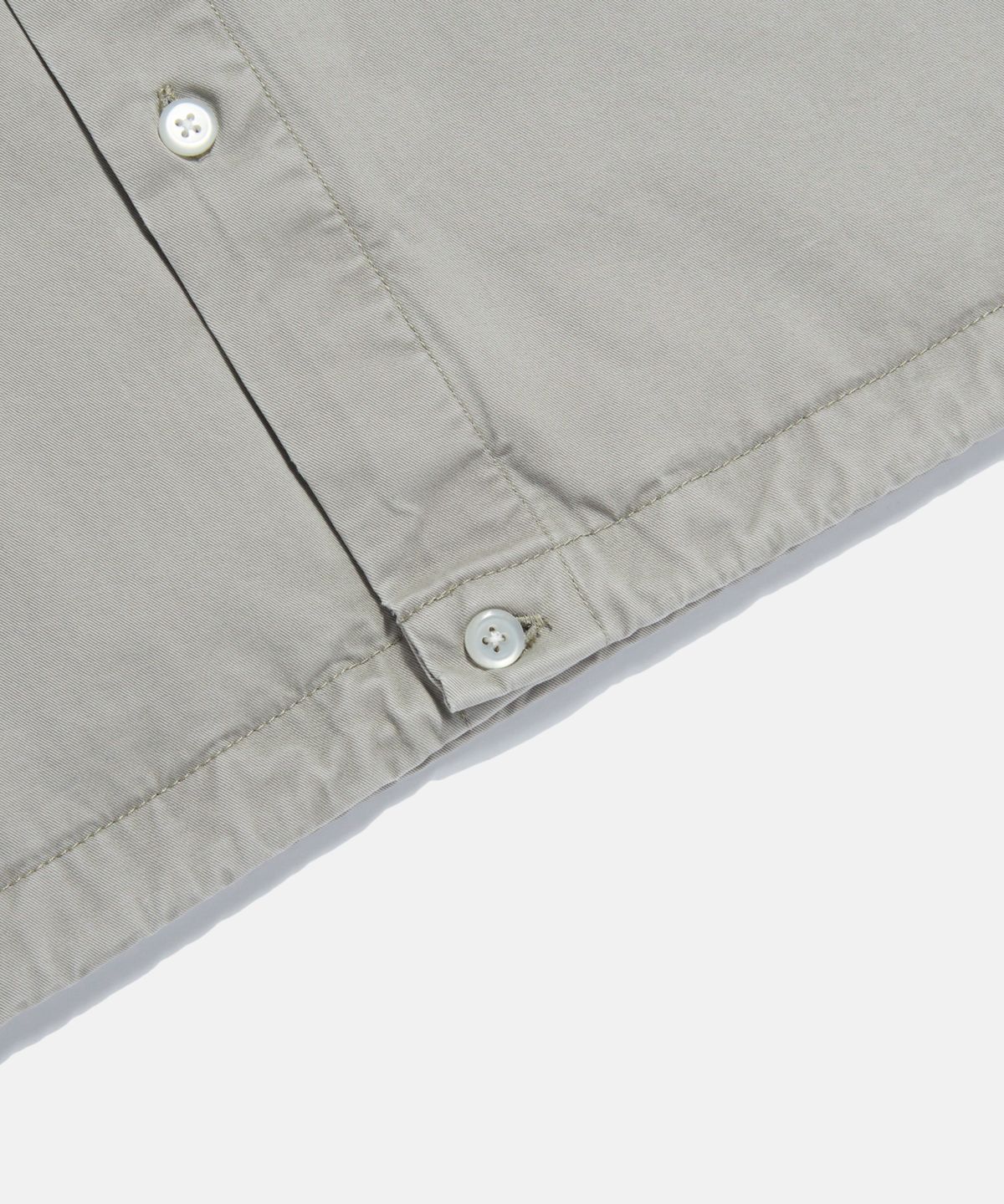 에스피오나지(ESPIONAGE) Washed Cotton Outer Shirt Grey