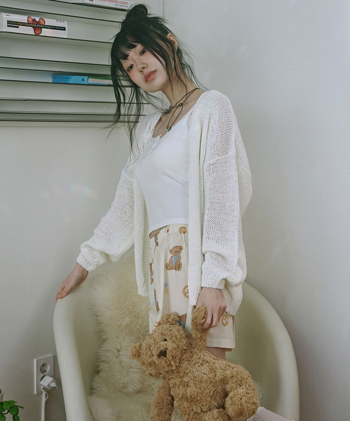 주디앤(JUDYN) 베이비베어 파자마 쇼츠 팬츠