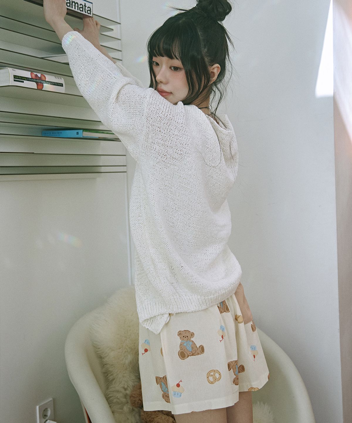 주디앤(JUDYN) 베이비베어 파자마 쇼츠 팬츠