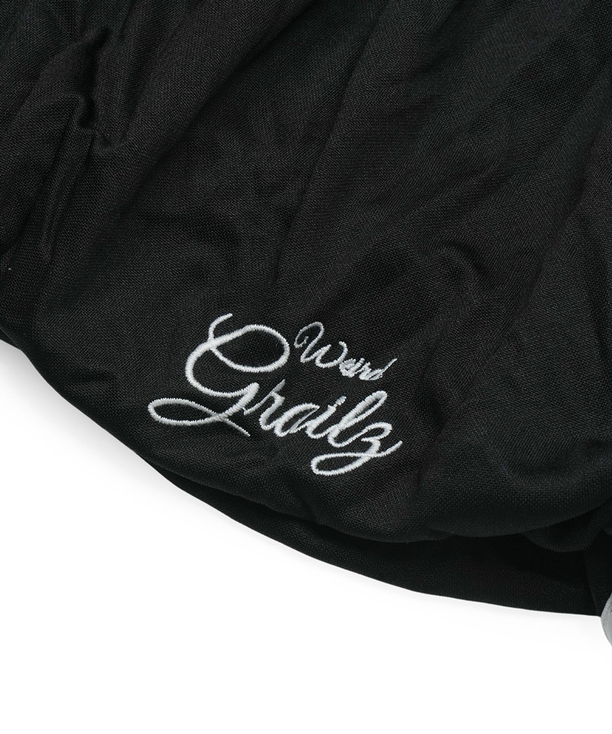그레일즈(GRAILZ) CRINKLE TRACK SHORT BALLON SKIRT [BLACK]