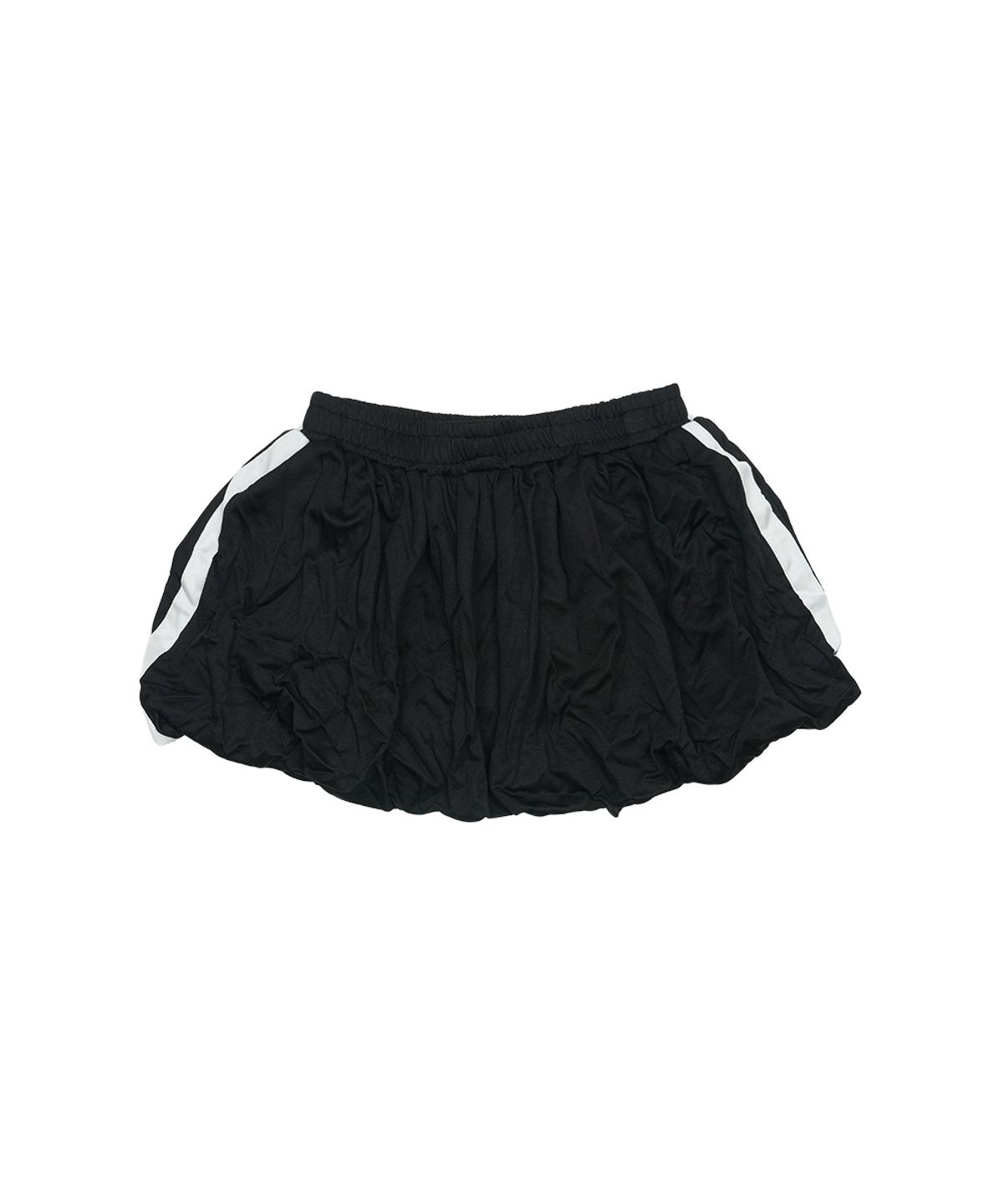 그레일즈(GRAILZ) CRINKLE TRACK SHORT BALLON SKIRT [BLACK]