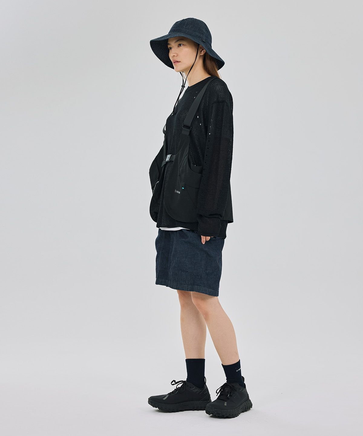 헬리녹스 웨어(HELINOX WEAR) 필드 데님 쇼츠_Navy