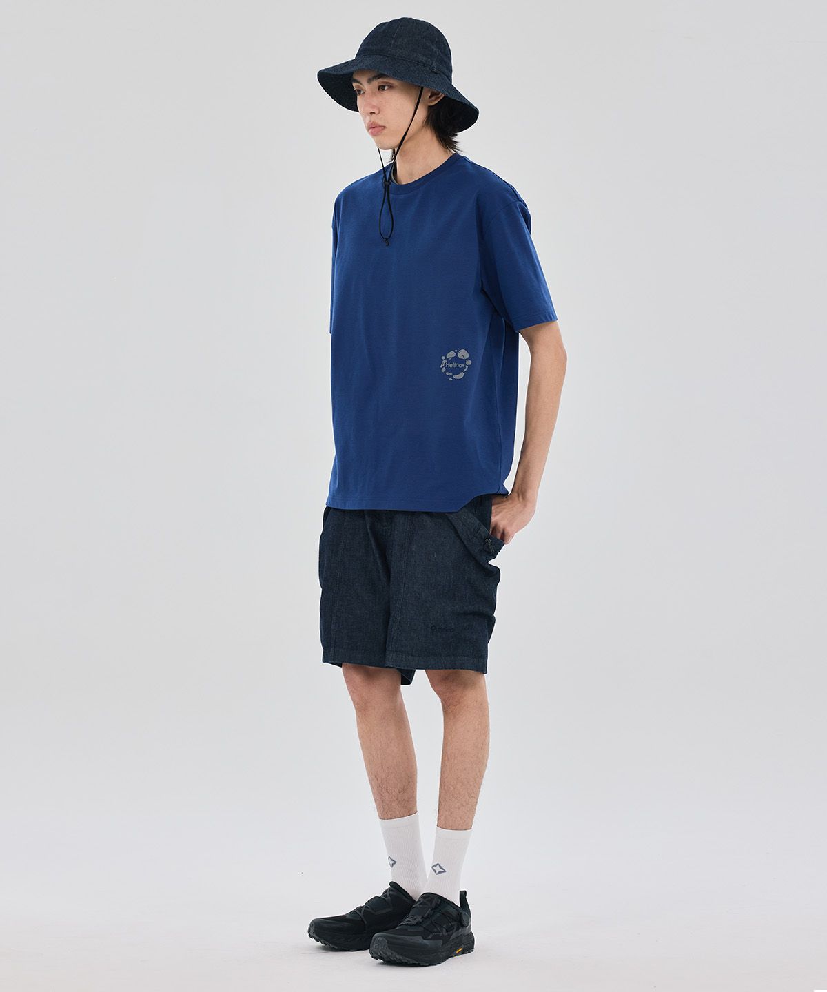 헬리녹스 웨어(HELINOX WEAR) 필드 데님 쇼츠_Navy