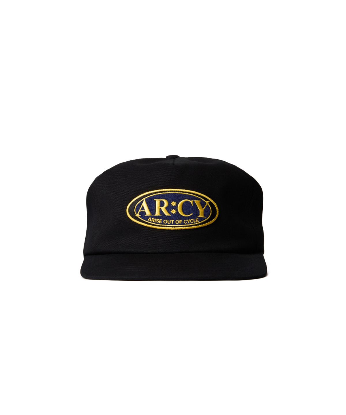 아르씨(ARCY) Arcy emblem 5panel cap [Black]