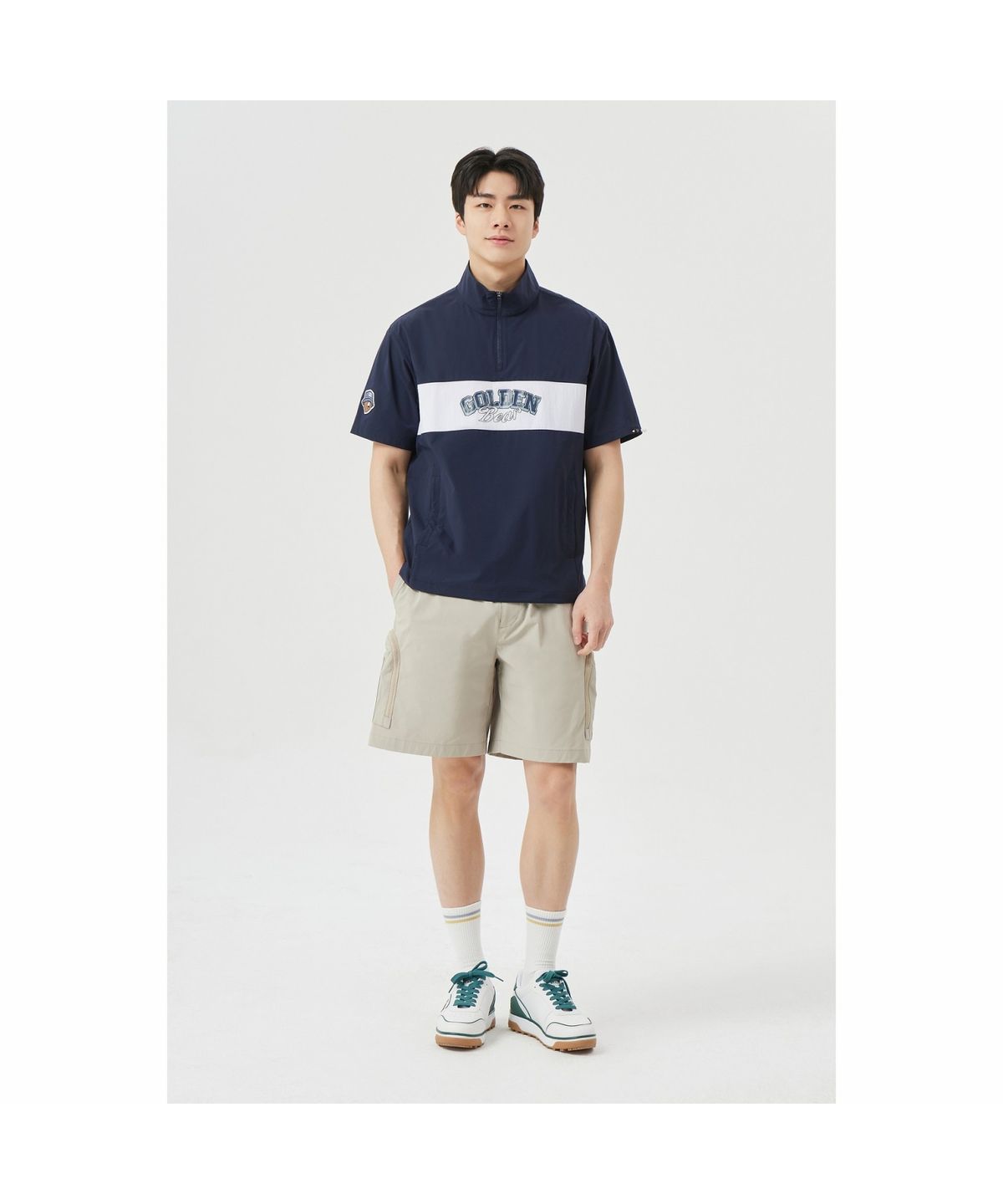 골든베어(GOLDEN BEAR) (M) Zipper Cargo Shorts G4PAM26241BEX