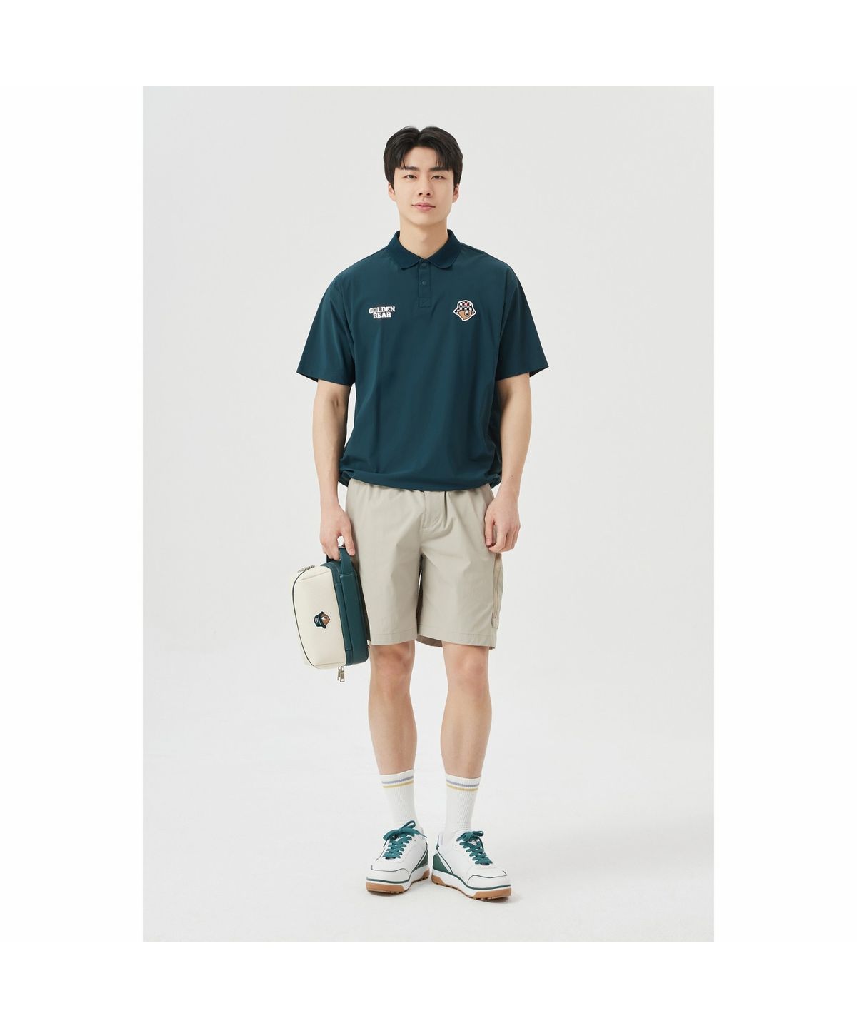 골든베어(GOLDEN BEAR) (M) Zipper Cargo Shorts G4PAM26241BEX