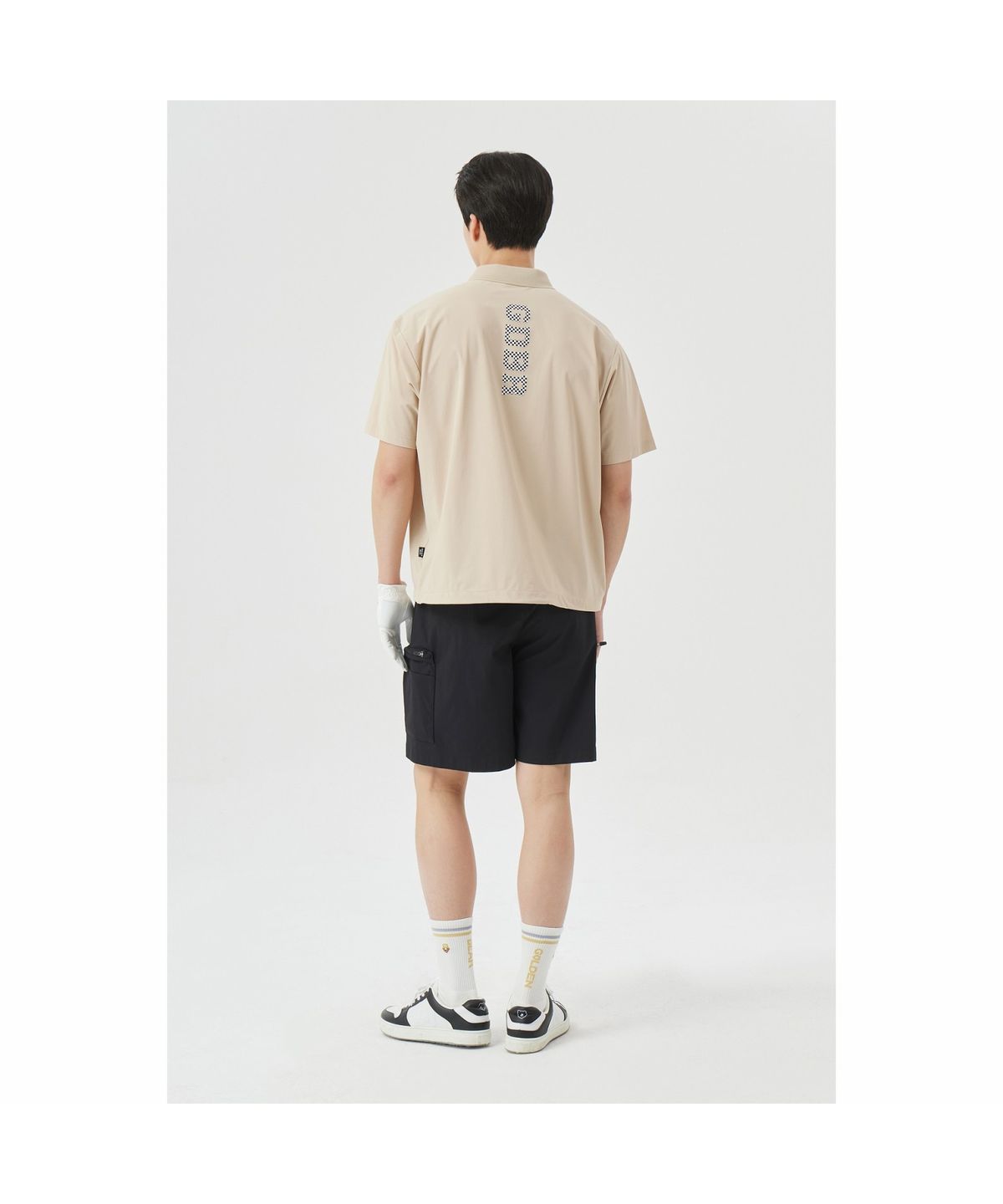 골든베어(GOLDEN BEAR) (M) Zipper Cargo Shorts G4PAM26241BKX