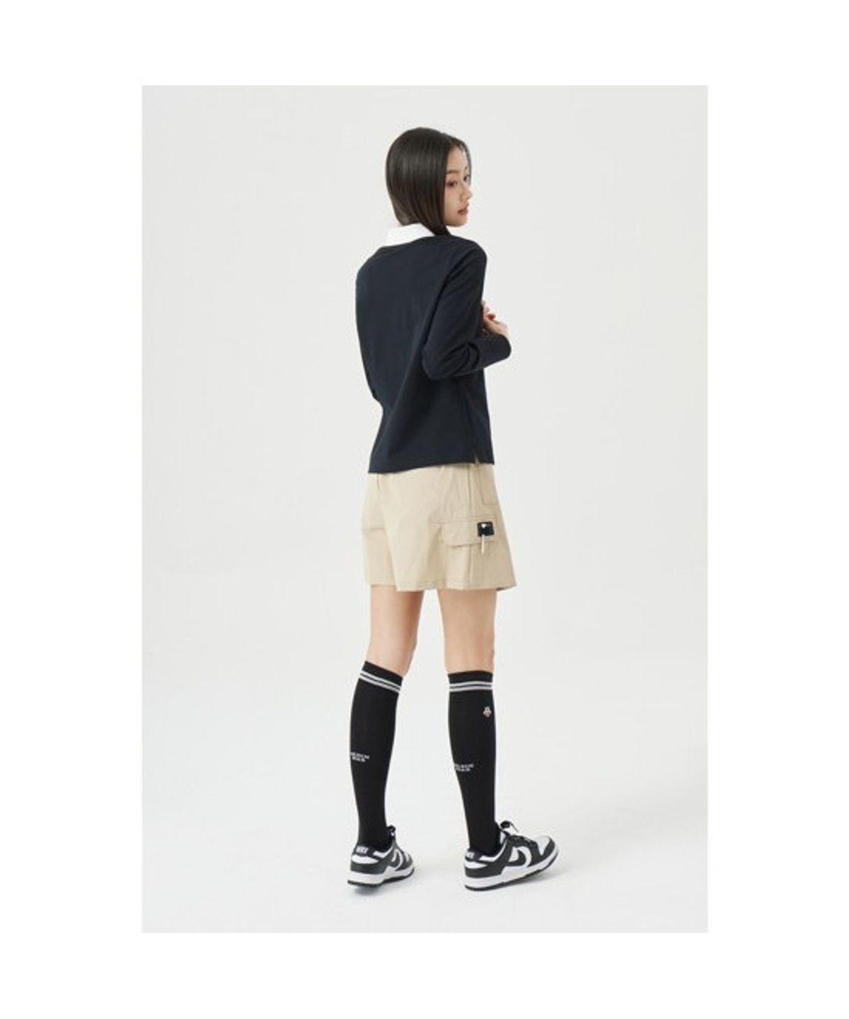 골든베어(GOLDEN BEAR) (W) Pocket Wrap Shorts G5PAM26311BEX