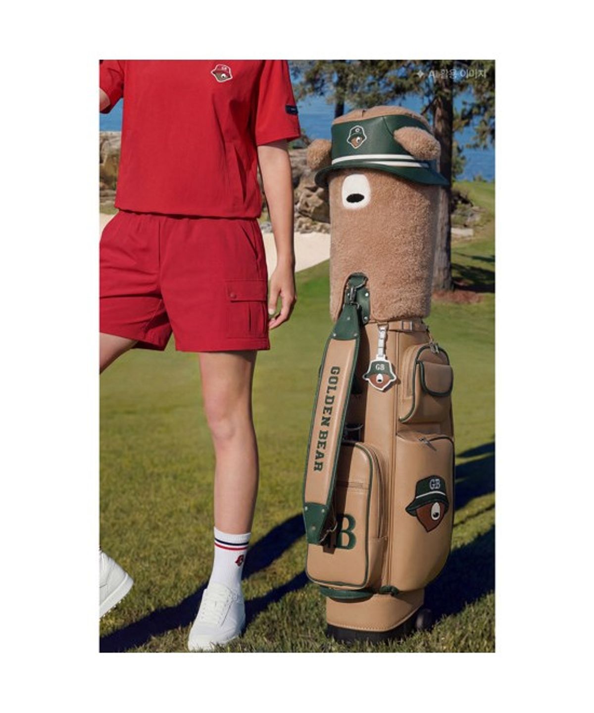골든베어(GOLDEN BEAR) (U) Bucket Hat Bear Caddie Bag G6BNX26201GRX