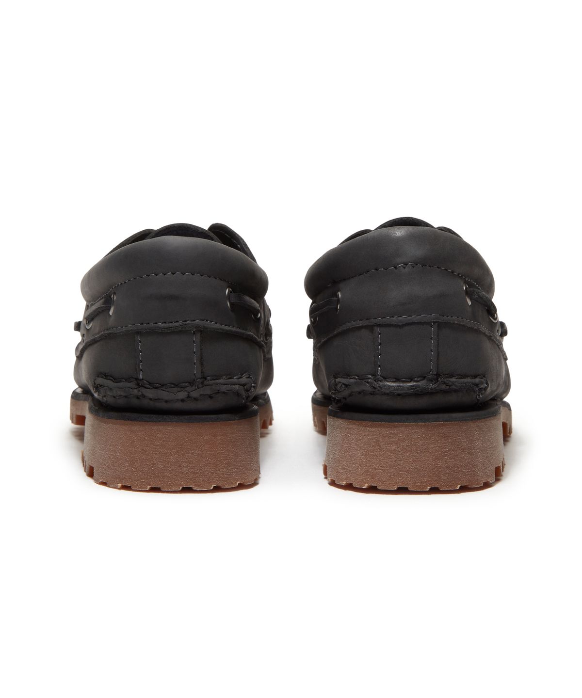 팀버랜드(TIMBERLAND) (남성) 어센틱 보트 슈즈 - 다크 그레이 누벅 / A2PDQ-EJV