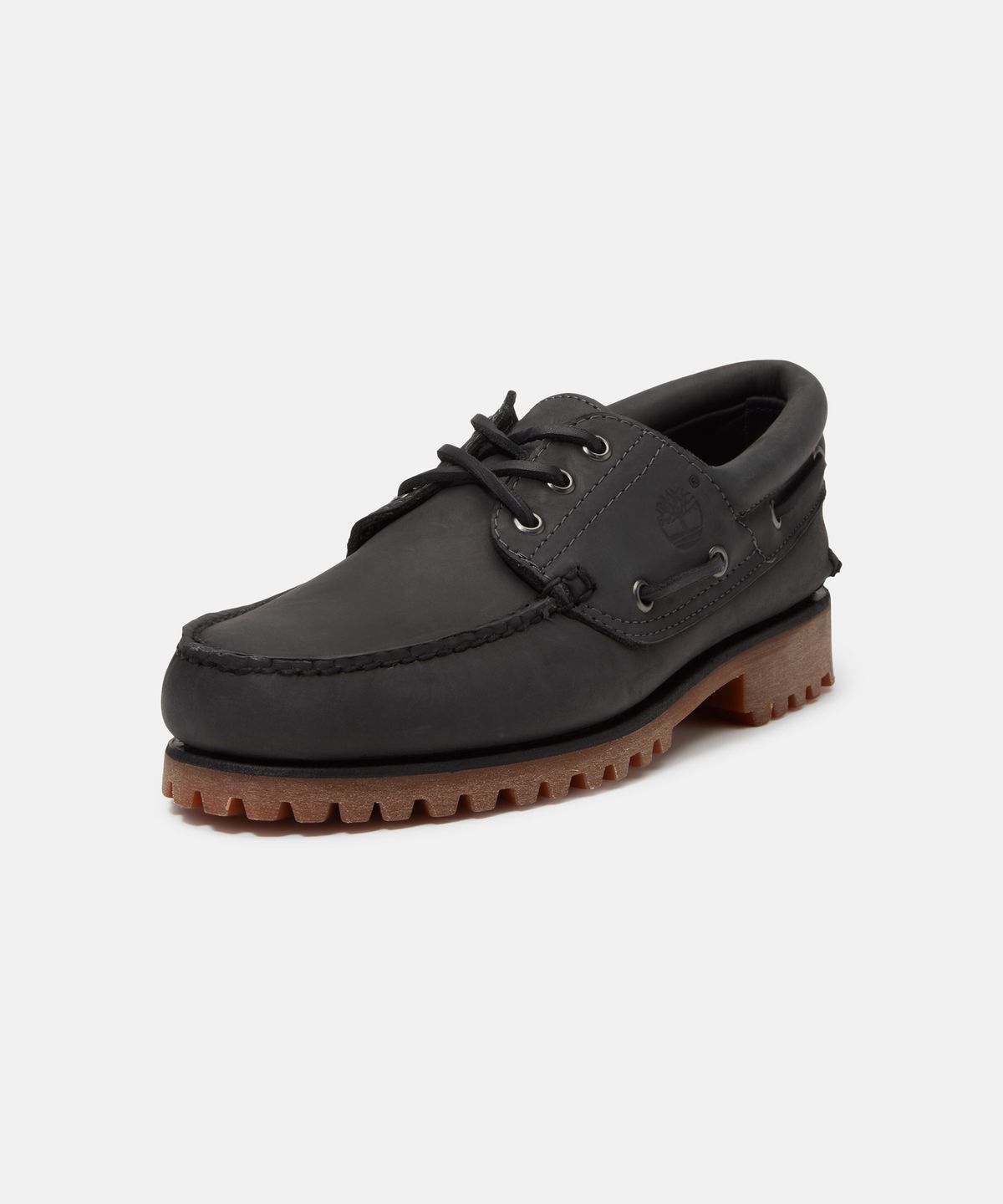 팀버랜드(TIMBERLAND) (남성) 어센틱 보트 슈즈 - 다크 그레이 누벅 / A2PDQ-EJV