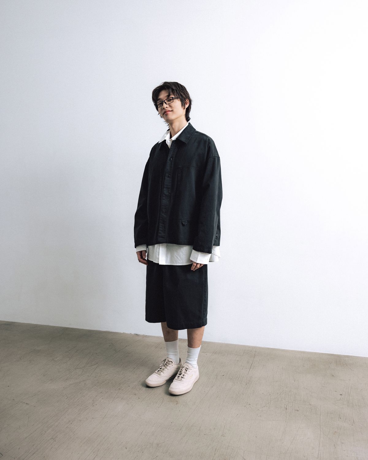 앵글런(ANGLAN) Proper Work Jacket - Black