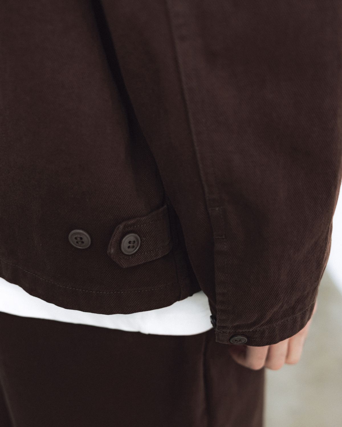 앵글런(ANGLAN) Proper Work Jacket - Brown
