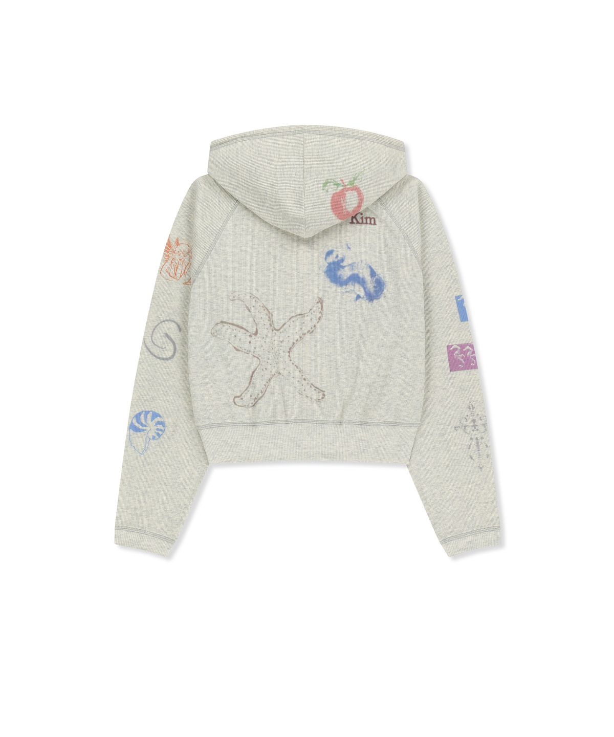 トップス MATIN KIM SKETCH GRAFFITI WAFFLE HOODY MUSINSA公式 | MATIN KIM SKETCH GRAFFITI WAFFLE HOODY ZIP UP IN